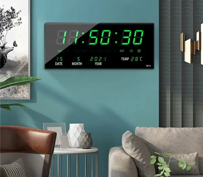 ساعت دیواری دیجیتال ماهواره ای